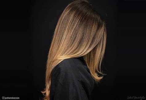 balayage hair straightened|best balayage for straight hair.